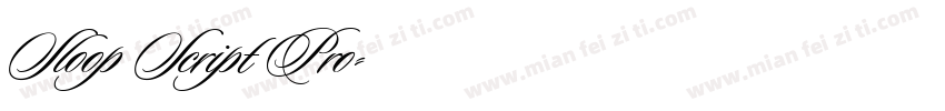 Sloop Script Pro字体转换